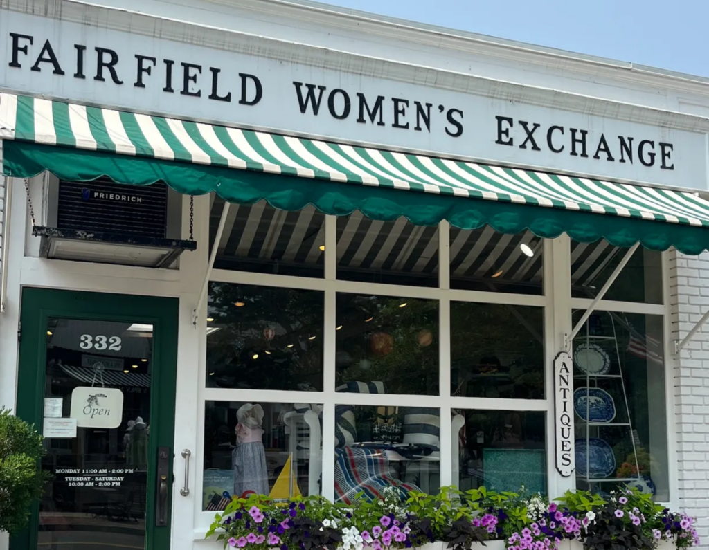 A great place to shop for antiques and unique items in Southport, CT is the Fairfield Women's Exchange